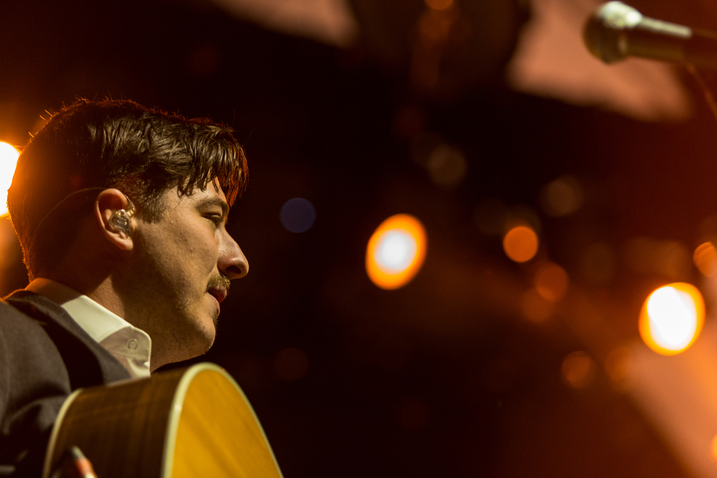 A photo of Mumford & Sons at The Hollywood Bowl on 11/10/2012